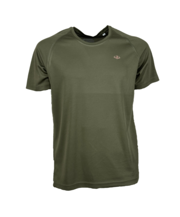 Camiseta técnica de hombre Pasión Morena, 100 % poliéster, ligera, transpirable y de secado rápido, ideal para caza y actividades outdoor.